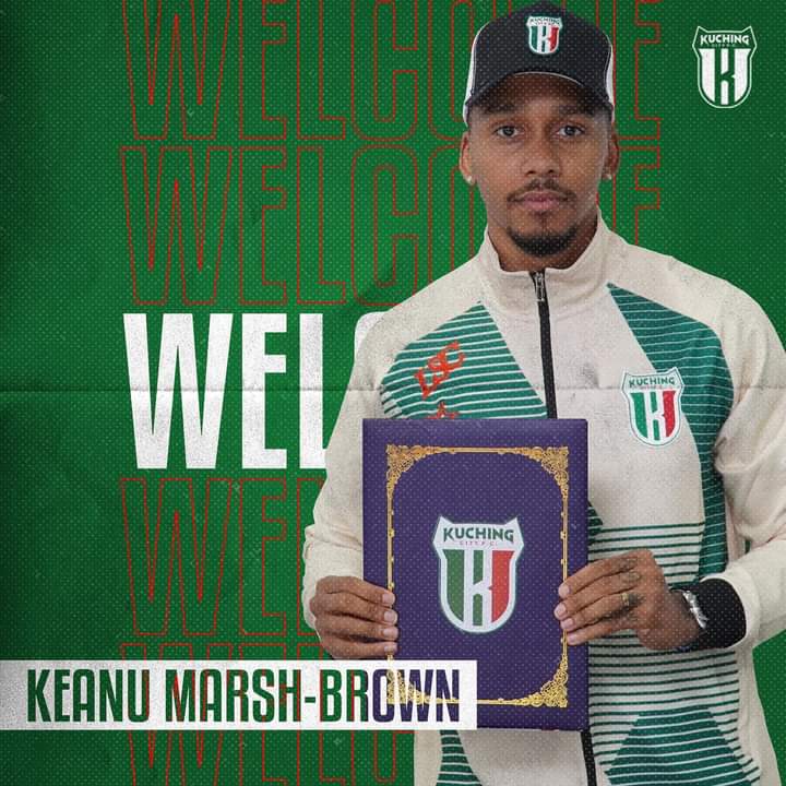 Keanu Marsh-Brown sertai Kuching City FC