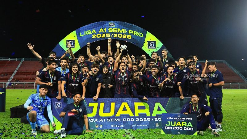 JDT 2 JUARA LIGA A1 SEMI-PRO 2025/2026