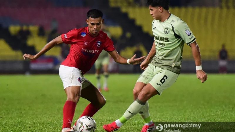 Melaka FC dan Selangor berkongsi mata